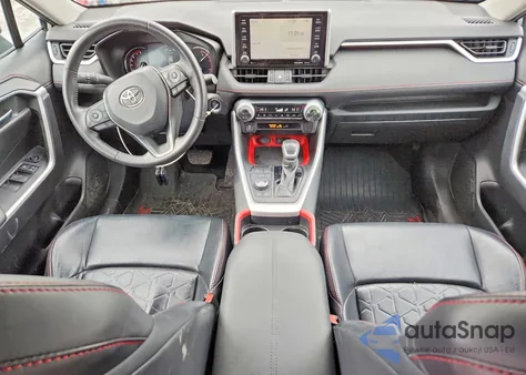 2020 Toyota Rav4 Adventure z USA, uszkodzony, nr VIN 2T3J1RFV8LC074695